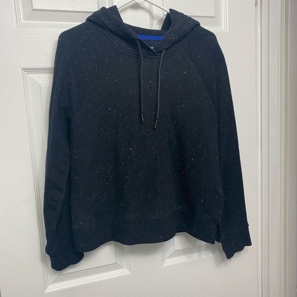 Calvin Klein Performace Chic Black Hoodie with Speckled Pattern